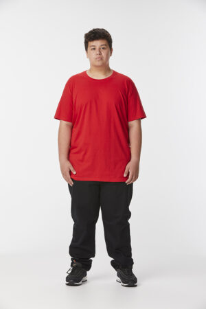 T600 Red tee male model